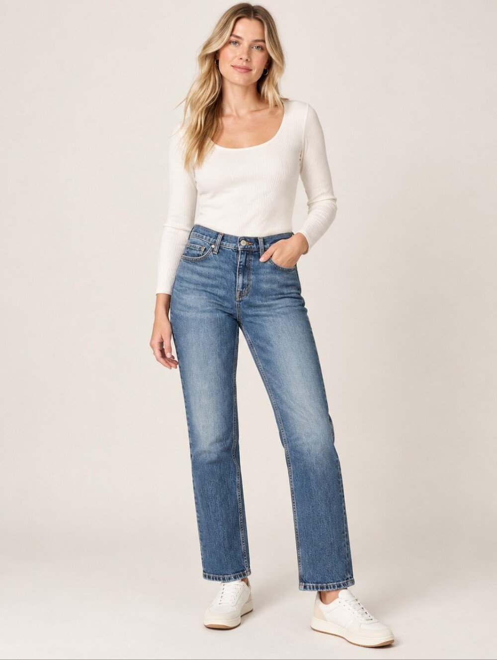 ❤️ BANANA REPUBLIC HIGH RISE STRAIGHT LEG JEANS, 2 (26)